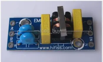 EMI 4A Putere Filtru de Bord Modul de Filtrare Pentru Pre-Amp DAC Amplificatorul de Zgomot Impurități Putere Purificator ac 110v ac 200v