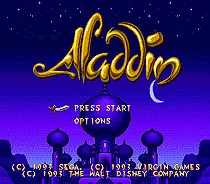 Aladdin pentru 16 biți Sega MD Cartuș joc pentru Megadrive Geneza sistemului