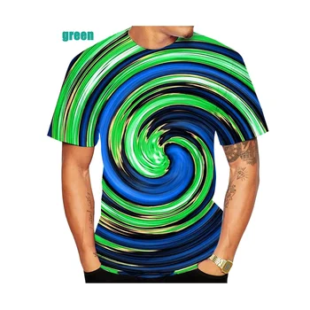 2021 Noua Moda 3D de Imprimare T Tricoul Vertij Hipnotic Amuzant tricou Unisex iluzia de artă, Strada Topuri marimea XS-5XL
