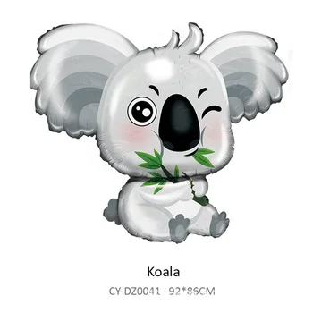 Koala aluminiu balon film desene animate forma petrecerea de ziua decor balon de jucărie decor petrecere