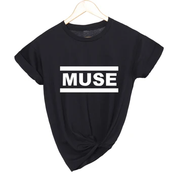 Muse trupa de rock femei t-shirt din bumbac de sex feminin supradimensionat streetwear tricou punk topuri de vara femei îmbrăcăminte Camisetas Masculina