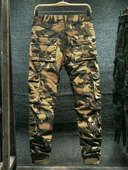 PFHQ 2023 Camuflaj Militar Pantaloni Barbati Salopete Lejere de Toamna Iarna Tactice din Forțele Speciale Mulți Buzunar Cargo Pantaloni 21Q4314