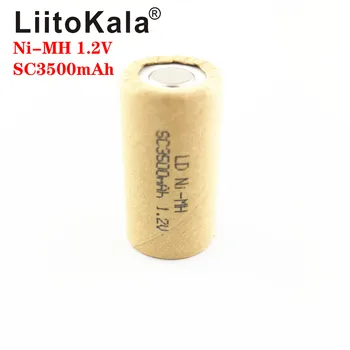 LiitoKala 1.2 V SC3000mAh mașină de Găurit Baterie Reîncărcabilă Ni-MH Baterii Cu Sudura File de Puncte De Încărcare Burghiu de Mână Instrumente 1