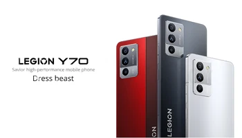 Original Oficial Noul Lenovo Y70 5G Telefon Mobil Snapdragon8+ Gen1 6.67 inch OLED 144Hz 5100Mah 68W Dash Taxa de 50MP Camera NFC