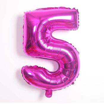 32 inch ros red digital balon petrecere cu tema decor baloane Aniversare de Nunta Petrecere Copil Adult Copil de Dus Consumabile Partid