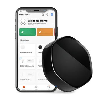 Tuya ZigBee Inteligent Gateway Hub RF IR Control de la Distanță Bluetooth WiFi Smart Home pentru TV Aer Conditionat Suport Alexa de Start Google