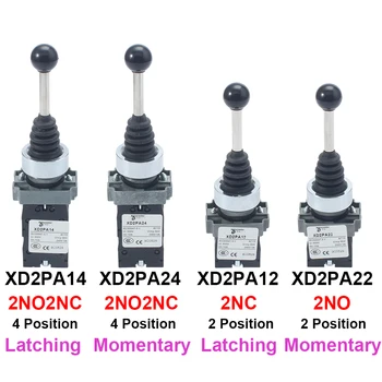 2NO 2 pozitii de Blocare XD2-PA12 PA14 rocker joystick controller revenire cu arc Rotativ Eco Switch-uri de resetare PA22 PA24 4NO 4 Poziții