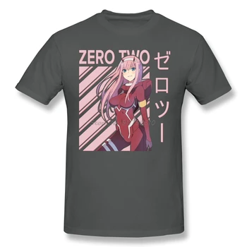 Retro Zero Doi Dragă În Franxx Estetice Anime Tricou Streetwear Plus Dimensiune Bumbac Maneca Scurta Barbati Tricou