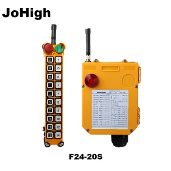 JoHigh F24-20 de ani 20 de Butoane 1 Viteză de Ridicare industriale wireless Macara Telecomanda Radio 1 transmițător + 1 receptor