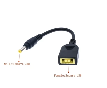 Dc Adaptor de Alimentare Convertor Cablu Conector Cablu Pătrat Mufă USB de sex Feminin La 7.9x5.5mm 5.5x2.5mm 4.0x1.7mm 5.5x2.1mm de sex Masculin