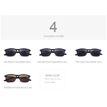 MERRYS DESIGN Bărbați ochelari de Soare Polarizat Pentru Conducere în aer liber de Sport Ultra-light Protecție UV400 S8169 3