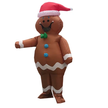 20buc/lot Adult Gingerbread Man Costume Gonflabile
