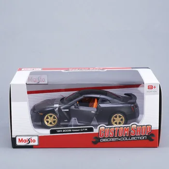 Maisto 1:24 2009 Nissan GTR mașină sport Decapotabilă aliaj model de masina de simulare decor masina colecție cadou jucărie