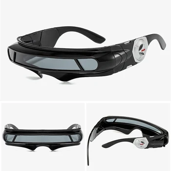 X-men Epocă Laser Polarizată Cyclops Ochelari de Lux de Designer Special Materiale cu Memorie de Călătorie Scut ochelari de Soare pentru Barbati Femei 4