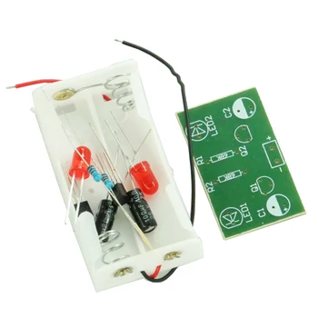 Triodă Tranzistor Multivibrator LED Flash de Lumină Circuite Electronice DIY kituri de Instruire Set