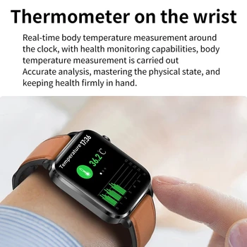 ZODVBOZ Nou Ceas Inteligent Bărbați Laser Terapia Asistată de Trei hipertensiune Arterială Monitorizare Ceasuri Smartwatch rezistent la apa Pentru Xiaomi