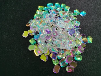 100buc Unghii Aurora Ab Cristal Bijuterie Stras Decorare Simfonie de Rășină de Arta Unghiilor Sfat Șirag de mărgele de Manichiura Bijuterii Charm de Piatră Kit