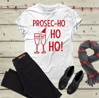 Vinul băut Crăciun t-shirt de Vacanță Șampanie tricou Amuzant grafic pahar de Vin cadou celebrare petrecere drăguț teuri goth sus - K178