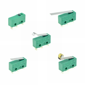 5PC Micro Limita de Switch-uri 3Pins NO+NC SPDT 3A/5A 250VAC Mini Micro Comutator 17mm 29mm cu Arc Lung Roller Maneta de Comutare comutatoare micro 1