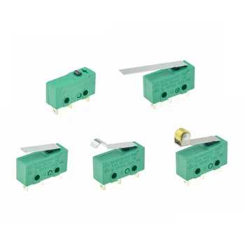 5PC Micro Limita de Switch-uri 3Pins NO+NC SPDT 3A/5A 250VAC Mini Micro Comutator 17mm 29mm cu Arc Lung Roller Maneta de Comutare comutatoare micro 2