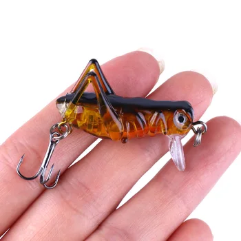 1buc Bionic Plastic de Pescuit Atrage Insecte Locust Zbor Wobbler Momeala Realiste Artificiale momeli de Cârlig de pește