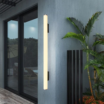 LED-uri în aer liber Lampa de Perete Fâșie Lungă rezistent la apa IP65 Lumina de Perete Smart Home Decor Pentru Grădină Galerie Living