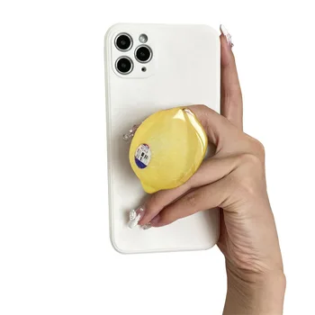 Drăguț 3D Fructe Capsuni Pâine Ou Pliere Telefon Mobil Prindere Suport stativ Pentru iPhone Samsung Huawei Coreea de Alimentare a Suportului Griptok