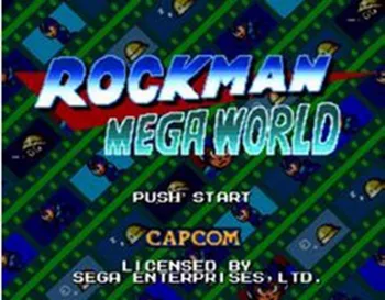 Mega Man Viclean Războaie 16 Biți Carte De Joc Pentru Sega Mega Drive & Sega Genesis