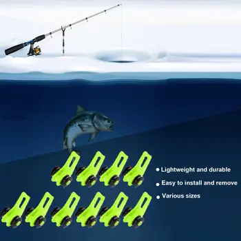 Tijă De Pescuit Cârlig Titularul 10 Bucăți De Pește Nada Momeala Titularii Preveni Linie De Încurcarea Ține Momeli De Pescuit Și Pentru A Preveni Linie Salturile