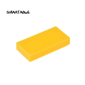 Smartable Faianta 1x2 cu Canelură Flat Știfturi Blocuri MOC Părți DIY set de Jucării Pentru Copii Compatibil Marile Branduri 3069 350pcs/lot