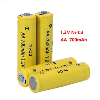 1.2 v NI-CD Baterii AA 700mAh Reincarcabile nicd Acumulator 1.2 V Ni-Cd aa Electrice masina Control de la distanță Jucărie RC ues 1