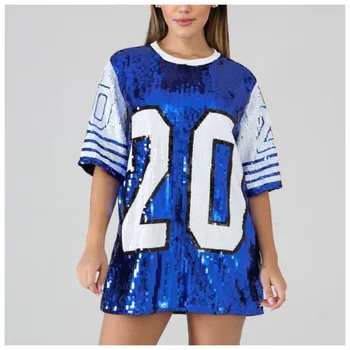 Moda grecească, cu Paiete stralucitoare hip hop Fratie Bling Număr de 20 de tricouri Zeta Phi Beta Top cu Paiete, tricouri haina