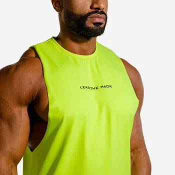 Oamenii Rezervor Topuri de Moda Tricouri fără Mâneci Musculare Crop Top Mozaic A-camasi pentru Barbati Antrenament de Fitness