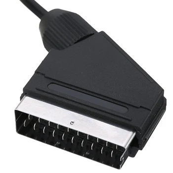 1.8 m Cablu Scart RGB Compatibil pentru PS1 PS2 PS3 Consola TV AV cu Înlocuitor de Plumb Cablu de Conectare Sârmă Joc TV prin Cablu Avline Adaptor