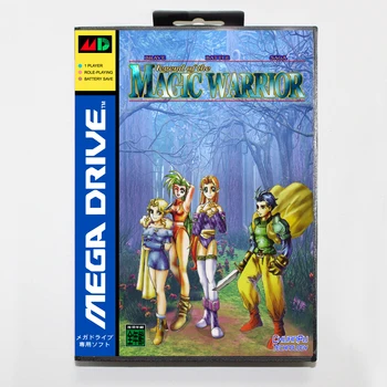Luptă curajos Saga Legenda Războinic Magic 16bit MD Carte de Joc Pentru Sega Mega Drive/ Genesis cu Cutie de vânzare cu Amănuntul