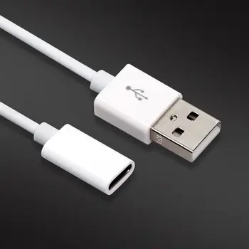 USB de Tip C Convertor Incarcator Cablu USB Portabil Male la USB 3.1 Tip-C Cablu de sex Feminin Pentru Huawei FreeLace Cască 20cm/1M