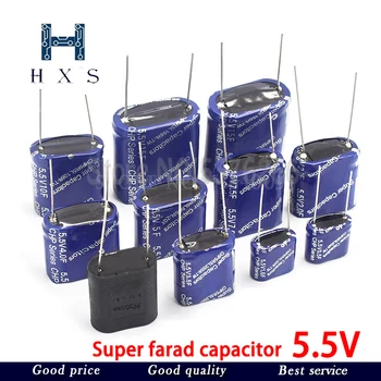 1BUC Super-condensator farad condensator de tip combinație 5.5 V 0.5 F/1F/2F/3.5-F/4F/5F/7.5 F/10F/15F
