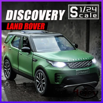 Scara 1/24 Land Rover Discovery 5 SUV Metal turnat sub presiune din Aliaj de Jucarii Modele de Masini Camioane Pentru Baieti Copii Copii Vehicule Off-road