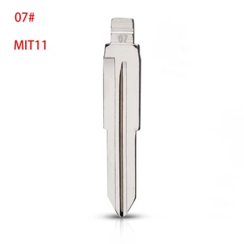 10buc/set 07# MIT11 MIT11R Metal Netăiat Gol Flip Cheie de la Distanță Lama pentru Mitsubishi pentru Keydiy KD Xhorse VVDI JMD