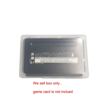 Cutie de depozitare clar de protecție transparent capacul cutiei pentru Sega MD Japonia carte de joc