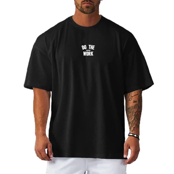 Supradimensionate T-shirt Mens Scăzut Umăr Maneca Scurta Fitness Tricou de Vara Sexy Plasă Mare Libertate de Sport Îmbrăcăminte de Baschet new Jersey