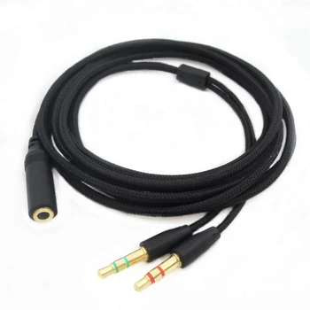 Pentru Razer Casti Cablu Audio pentru Căști Splitter Adaptor Microfon de Cască Pentru Razer Electra/Kraken PRO 7.1 V2/Ciocan