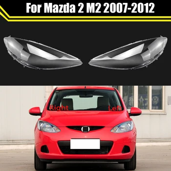 Pentru Mazda 2 M2 2007~2012 Mașina Din Față Faruri Shell Abajur Far Capac Lampă De Cap Faruri Cu Lentile De Sticlă Coajă Lampcover Capace