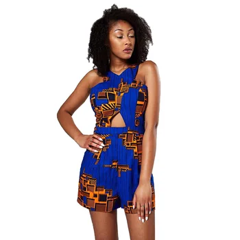 Africa de Haine pentru Femei de Vară 2021 Sexy Femei din Africa de Imprimare Salopeta Femei din Africa de Îmbrăcăminte 2