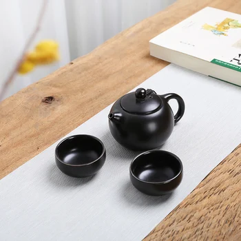 WHYOU Ceramice Teaware Set de Ceai de Călătorie în aer Liber Portabil Decor Acasă Prietenul Sotului Cadou de Afaceri