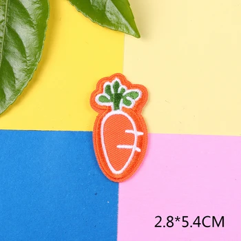 Națională a rusiei Emblema Brodate Desene animate morcov Patch-uri pentru Îmbrăcăminte de Fier pe Blugi Copii Aplici Insigna Dungă Autocolant 4