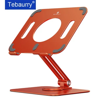 Tebaurry 360° Rotativ de Birou pentru Tableta, Suport Multi-unghi Reglabil de Proiectare iPad Stand de Aluminiu Suport de Telefon Mobil Accesorii Tablet 1