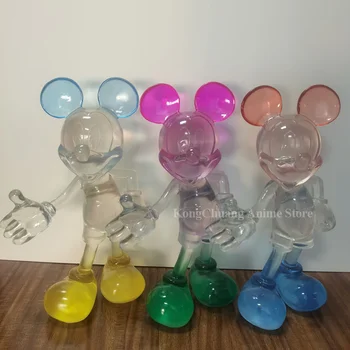 30cm Disney Mickey Mouse-figurina Anime Rășină Model de Gradient Statuie Păpuși de Moda Acasă Magazin de Decoratiuni Ornament Copii Cadou 0