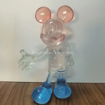 30cm Disney Mickey Mouse-figurina Anime Rășină Model de Gradient Statuie Păpuși de Moda Acasă Magazin de Decoratiuni Ornament Copii Cadou 3