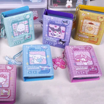 Kawaii Sanrio Hello Kitty Melodia Mea Album Foto Cinnamoroll Desene Animate Polaroid 3 Inch De Stocare A Fotografiilor Mic Album De 20 De Pagini Interioare